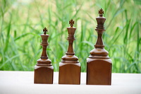 natural wood king trophy