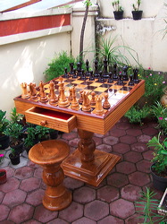 octagon chess table
