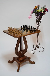 harp chess table