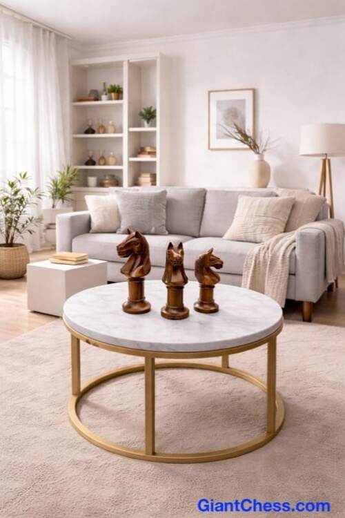 Trophy Chess giant teak chess photo